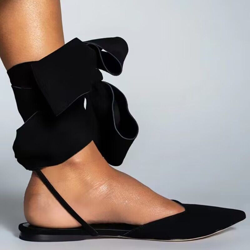 Wide Width Open-Toe Ankle Strap Sandals — Women's Flat Sandals EU 35-43