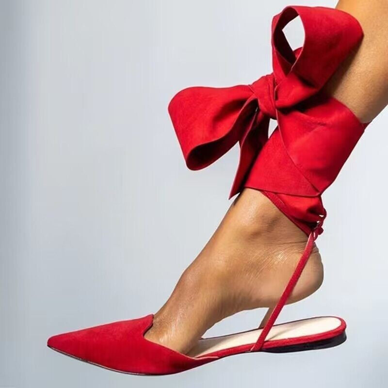 Wide Width Open-Toe Ankle Strap Sandals — Women's Flat Sandals EU 35-43