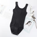 Plus Size Seamless Slimming Bodysuit — Cinched Waist Tummy Control Shapewear XS-5XL