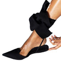 Wide width open-toe ankle strap flat sandals for women