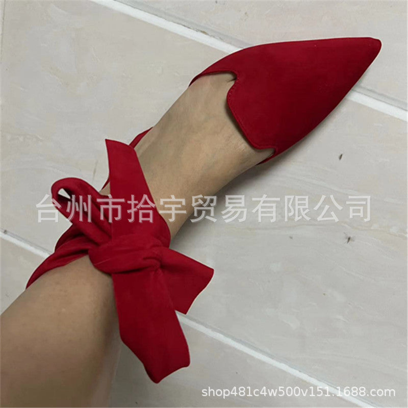 Wide Width Open-Toe Ankle Strap Sandals — Women's Flat Sandals EU 35-43