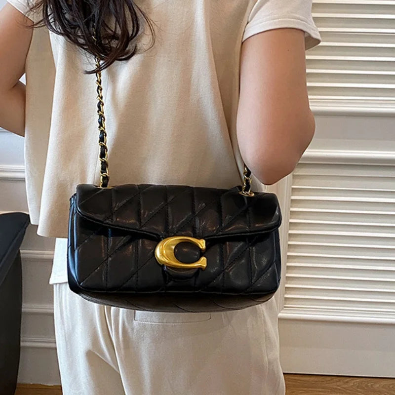 Luxury Leather Crossbody Shoulder Bag — Vintage Design Adjustable Strap Purse | Undeniably Hers