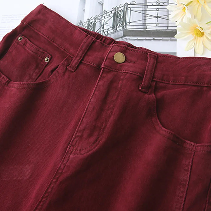 Plus Size High Waist Baggy Jeans — Women's Loose Fit Harem Denim Pants 1XL-5XL