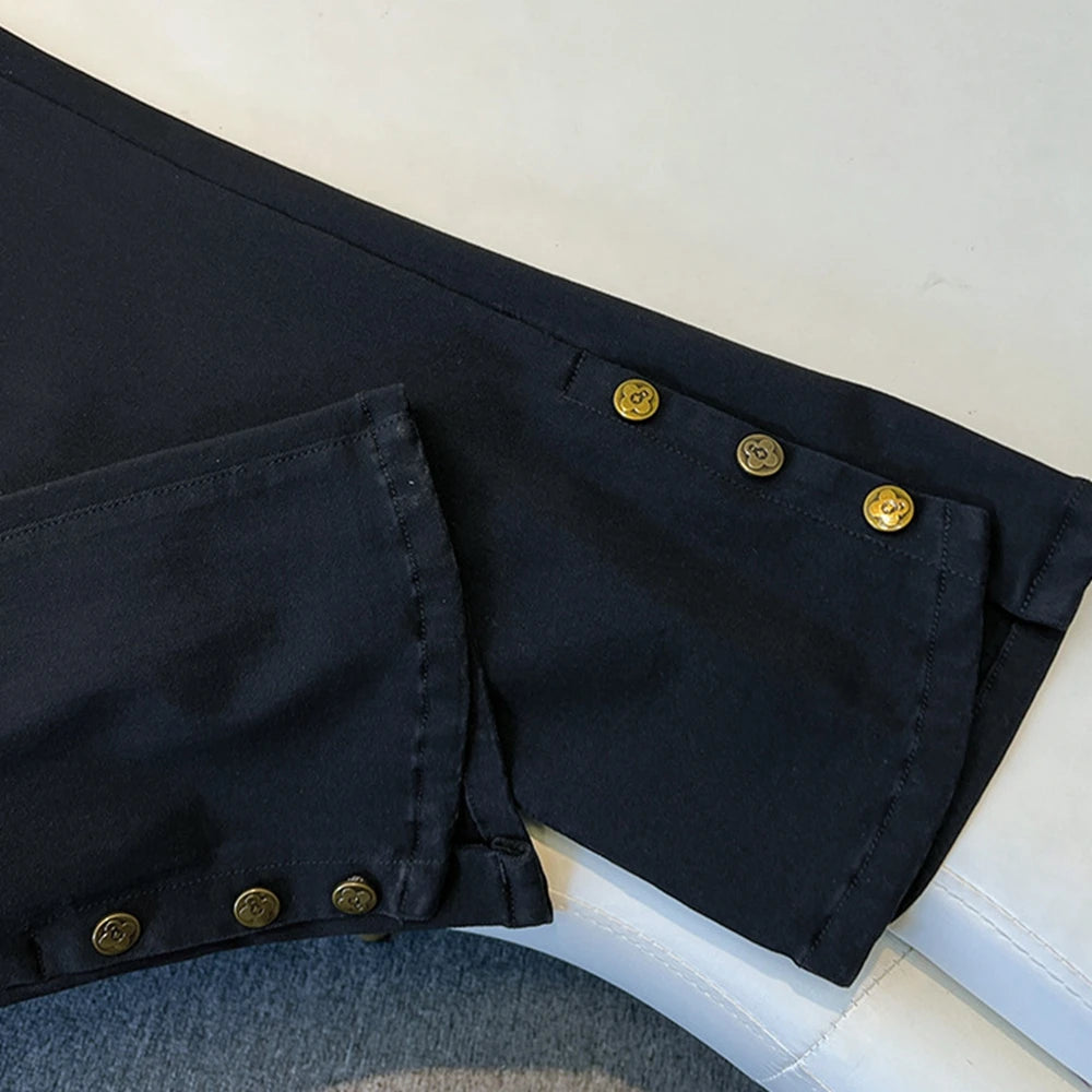 Plus Size Wide Leg Elastic Waist Jeans — Stretch Denim Up to 7XL Women