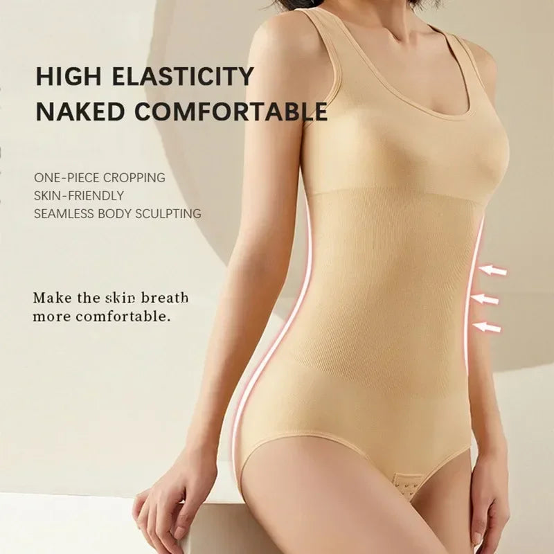 Plus Size One-Piece Shapewear Bodysuit — Seamless Corset Waist Trainer Slimming Shaper | Undeniably Hers