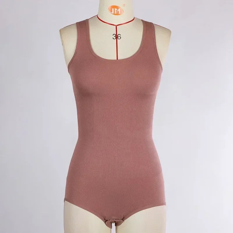 Plus Size One-Piece Shapewear Bodysuit — Seamless Corset Waist Trainer Slimming Shaper | Undeniably Hers