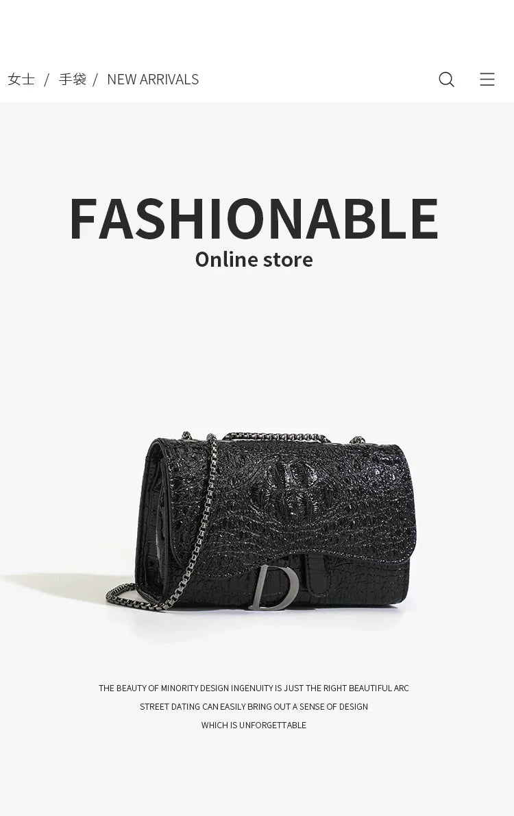 Sequin Chain Crossbody Bag — Luxury Shoulder Messenger Purse for Women | Undeniably Hers