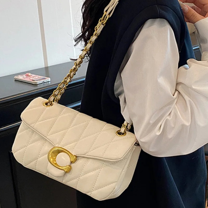 Luxury Leather Crossbody Shoulder Bag — Vintage Design Adjustable Strap Purse | Undeniably Hers