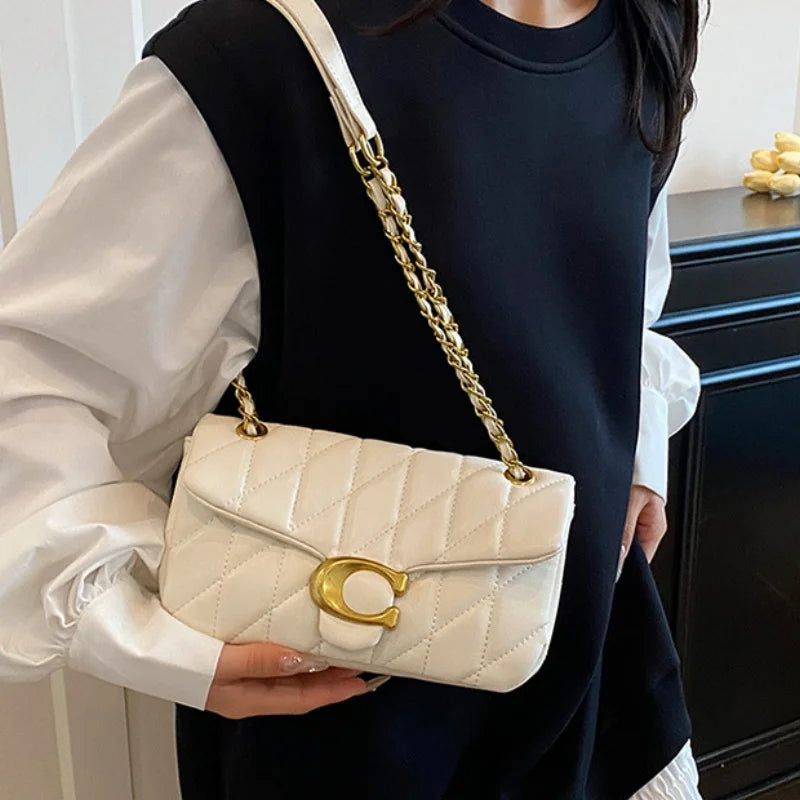 Luxury Leather Crossbody Shoulder Bag — Vintage Design Adjustable Strap Purse | Undeniably Hers