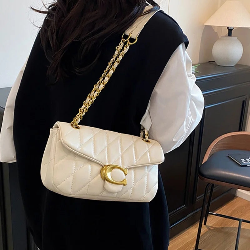 Luxury Leather Crossbody Shoulder Bag — Vintage Design Adjustable Strap Purse | Undeniably Hers