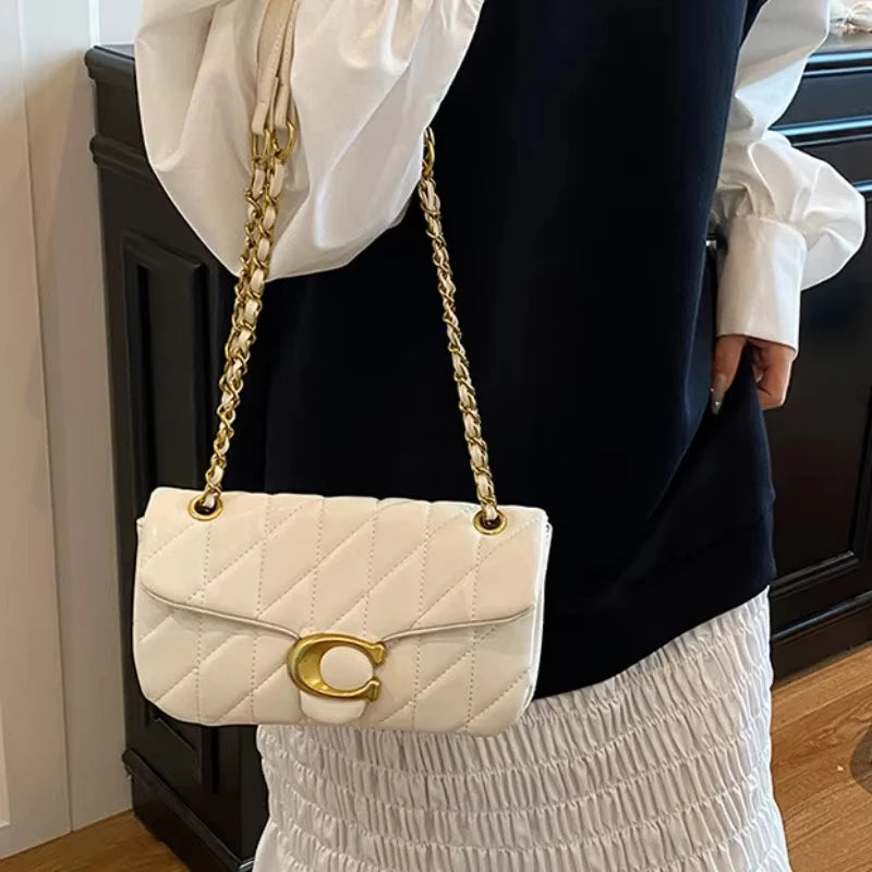 Luxury Leather Crossbody Shoulder Bag — Vintage Design Adjustable Strap Purse | Undeniably Hers