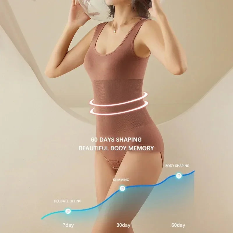 Plus Size One-Piece Shapewear Bodysuit — Seamless Corset Waist Trainer Slimming Shaper | Undeniably Hers