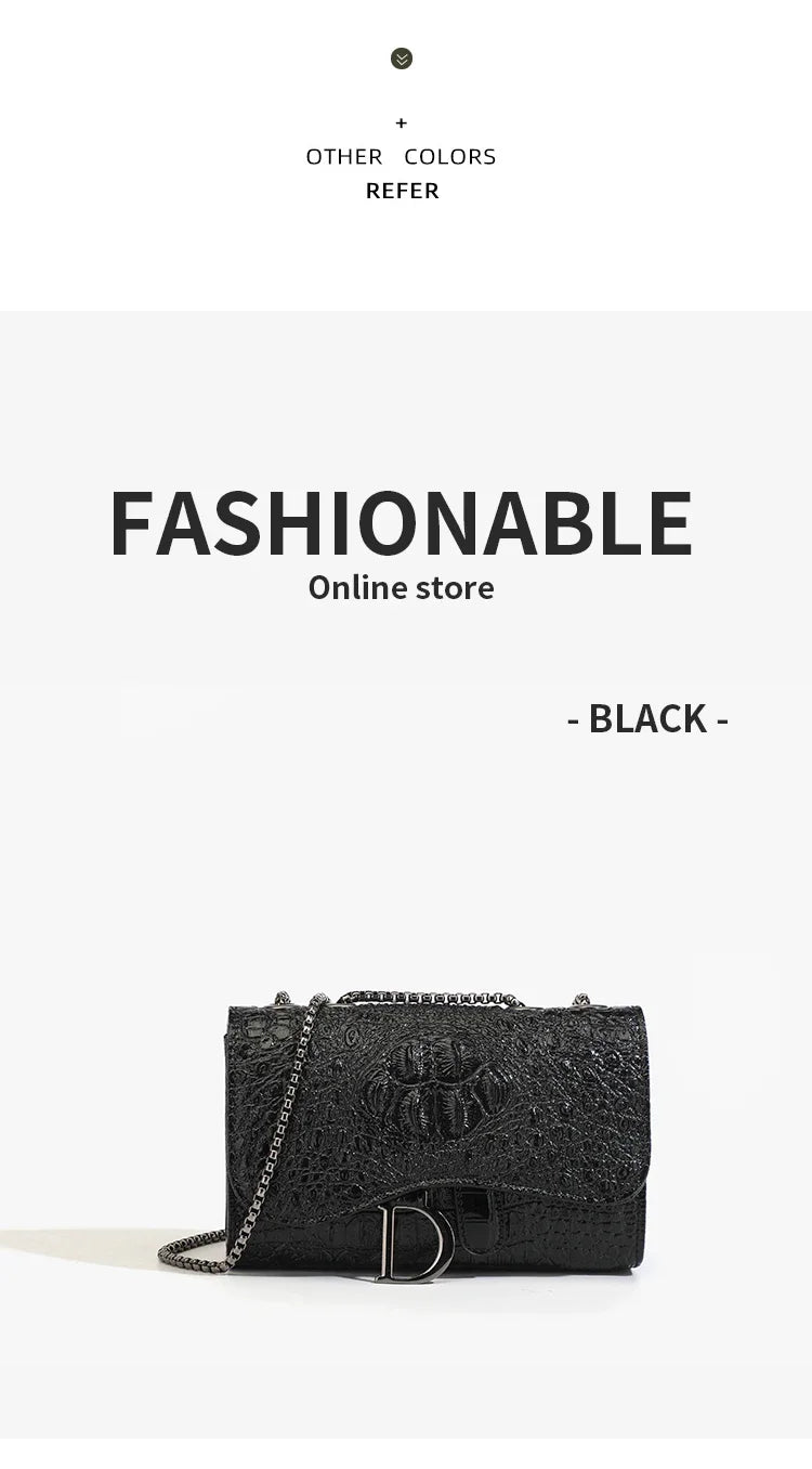 Sequin Chain Crossbody Bag — Luxury Shoulder Messenger Purse for Women | Undeniably Hers