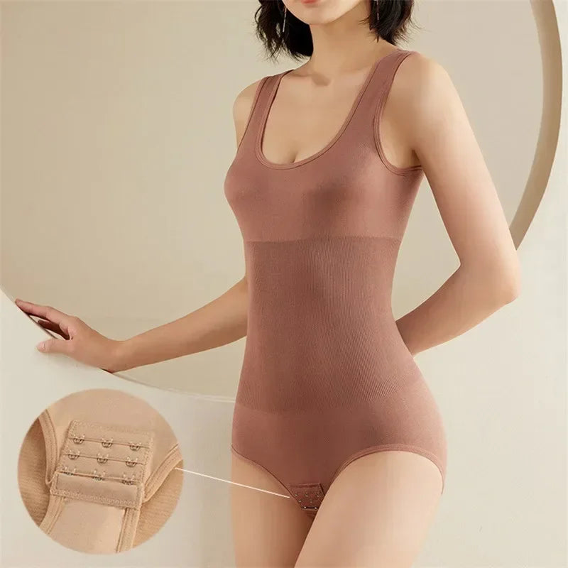Plus Size One-Piece Shapewear Bodysuit — Seamless Corset Waist Trainer Slimming Shaper | Undeniably Hers