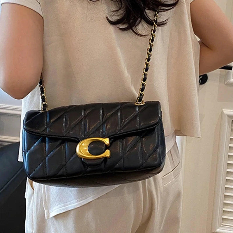 Luxury Leather Crossbody Shoulder Bag — Vintage Design Adjustable Strap Purse | Undeniably Hers