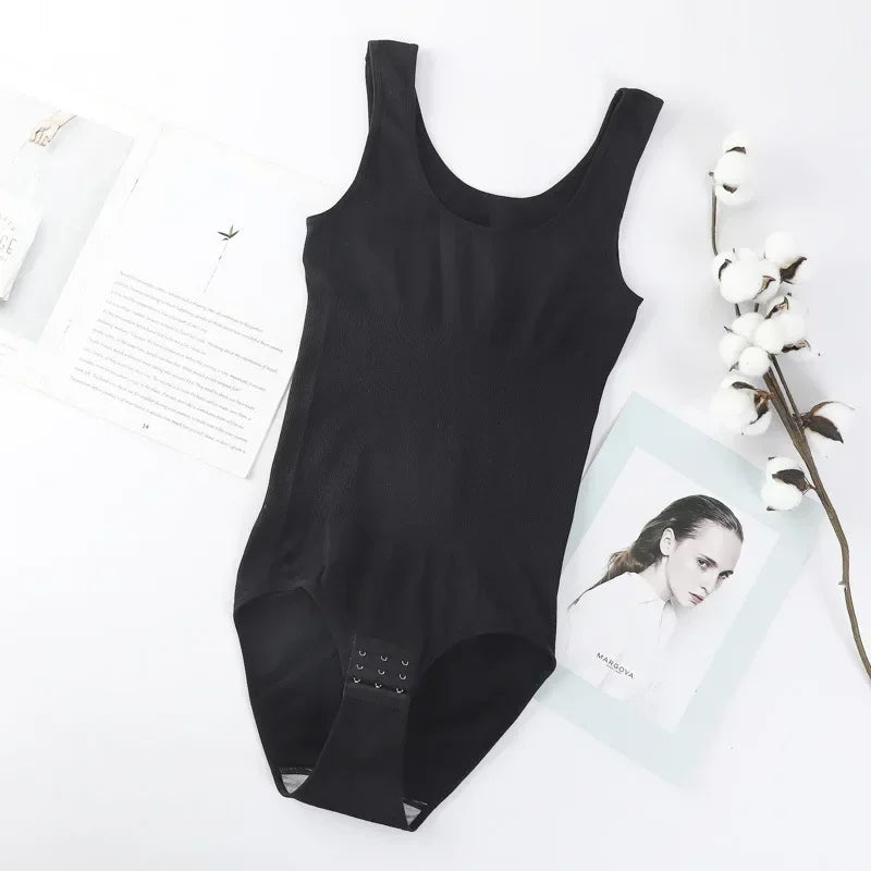 Plus Size Firm Control Shapewear Bodysuit — Seamless Waist Trainer Body Shaper M–5XL