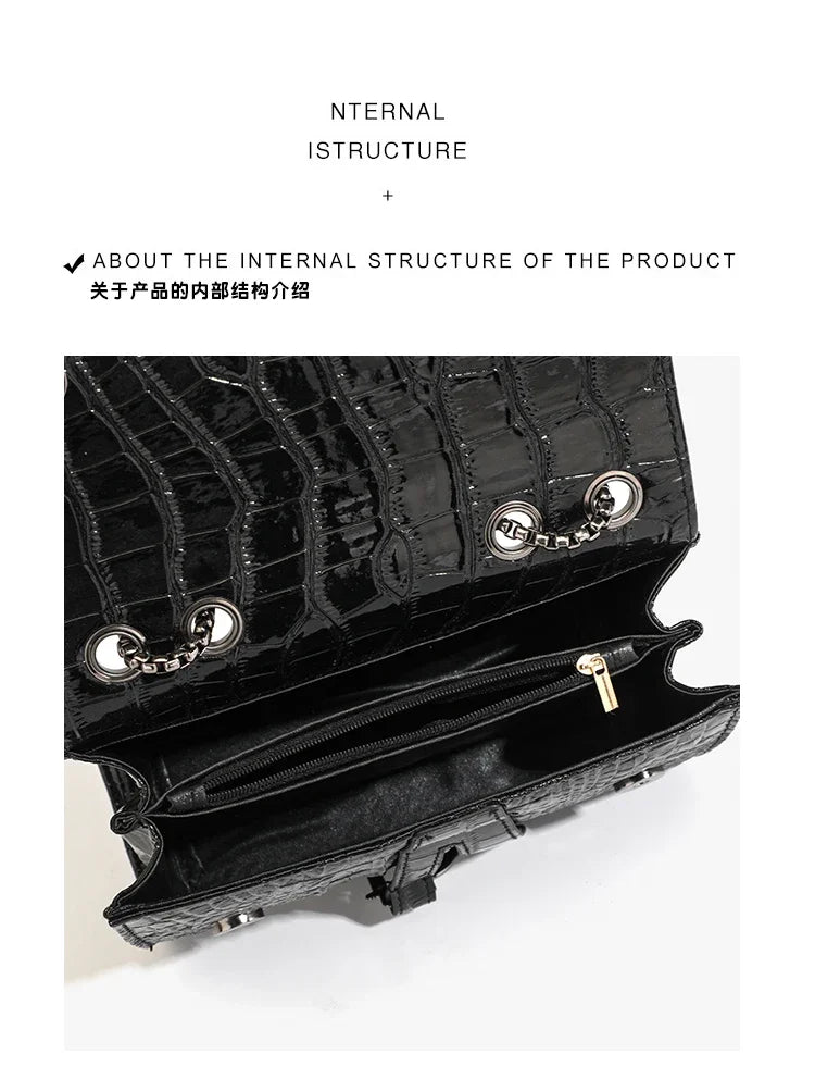 Sequin Chain Crossbody Bag — Luxury Shoulder Messenger Purse for Women | Undeniably Hers