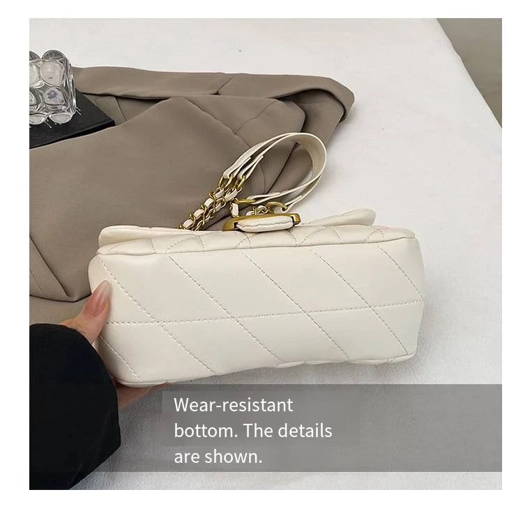 Luxury Leather Crossbody Shoulder Bag — Vintage Design Adjustable Strap Purse | Undeniably Hers