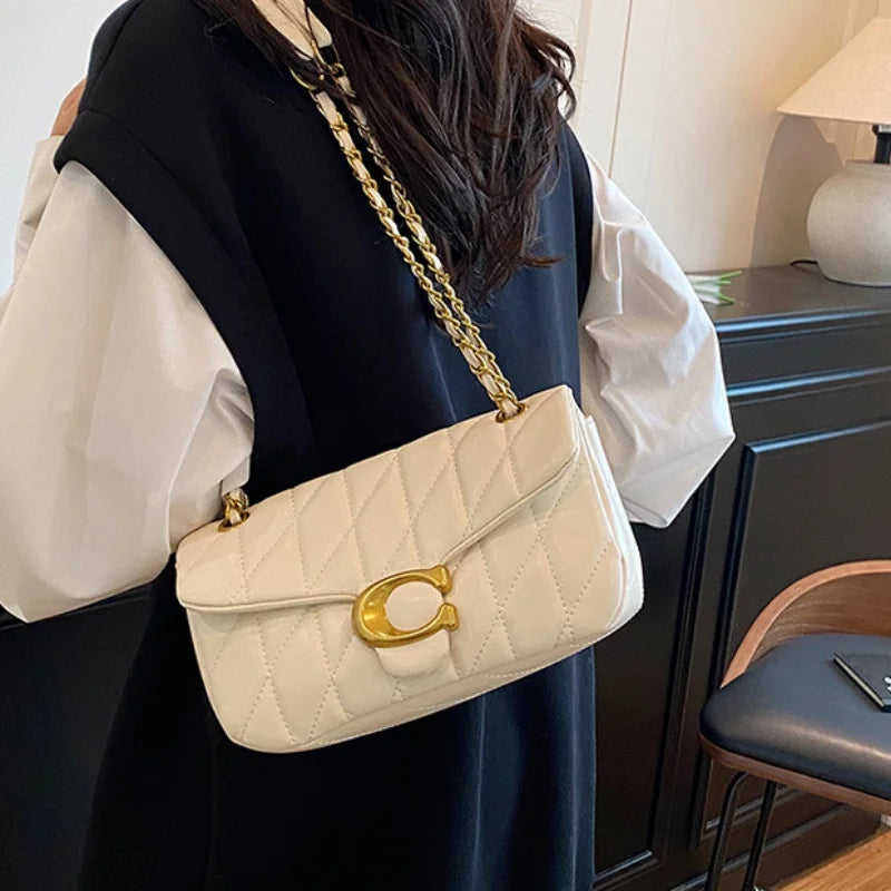 Luxury Leather Crossbody Shoulder Bag — Vintage Design Adjustable Strap Purse | Undeniably Hers