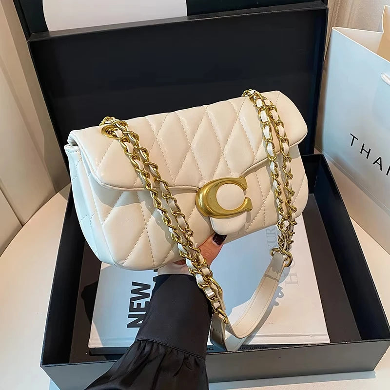 Luxury Leather Crossbody Shoulder Bag — Vintage Design Adjustable Strap Purse | Undeniably Hers