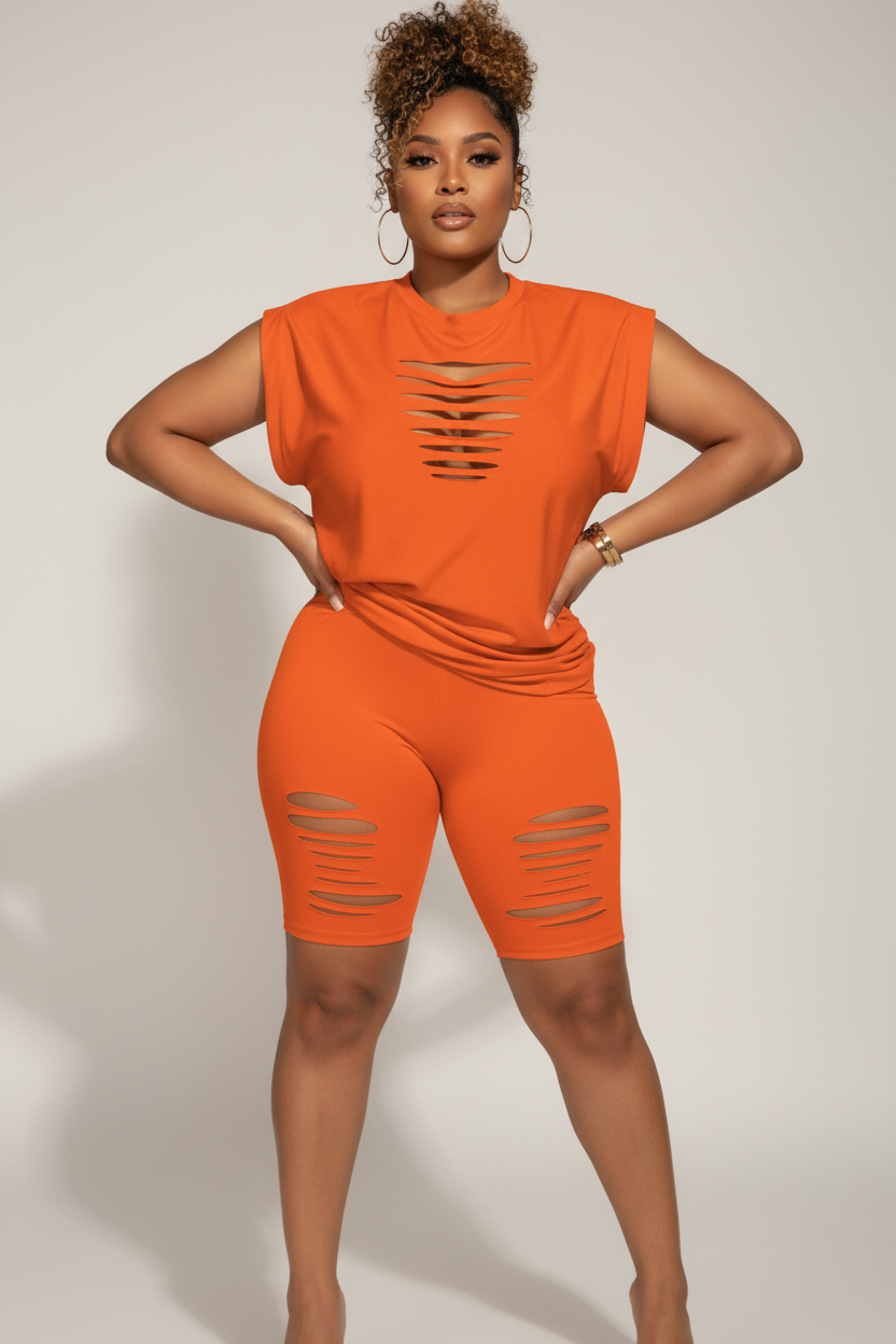 Distressed Set - Orange Front