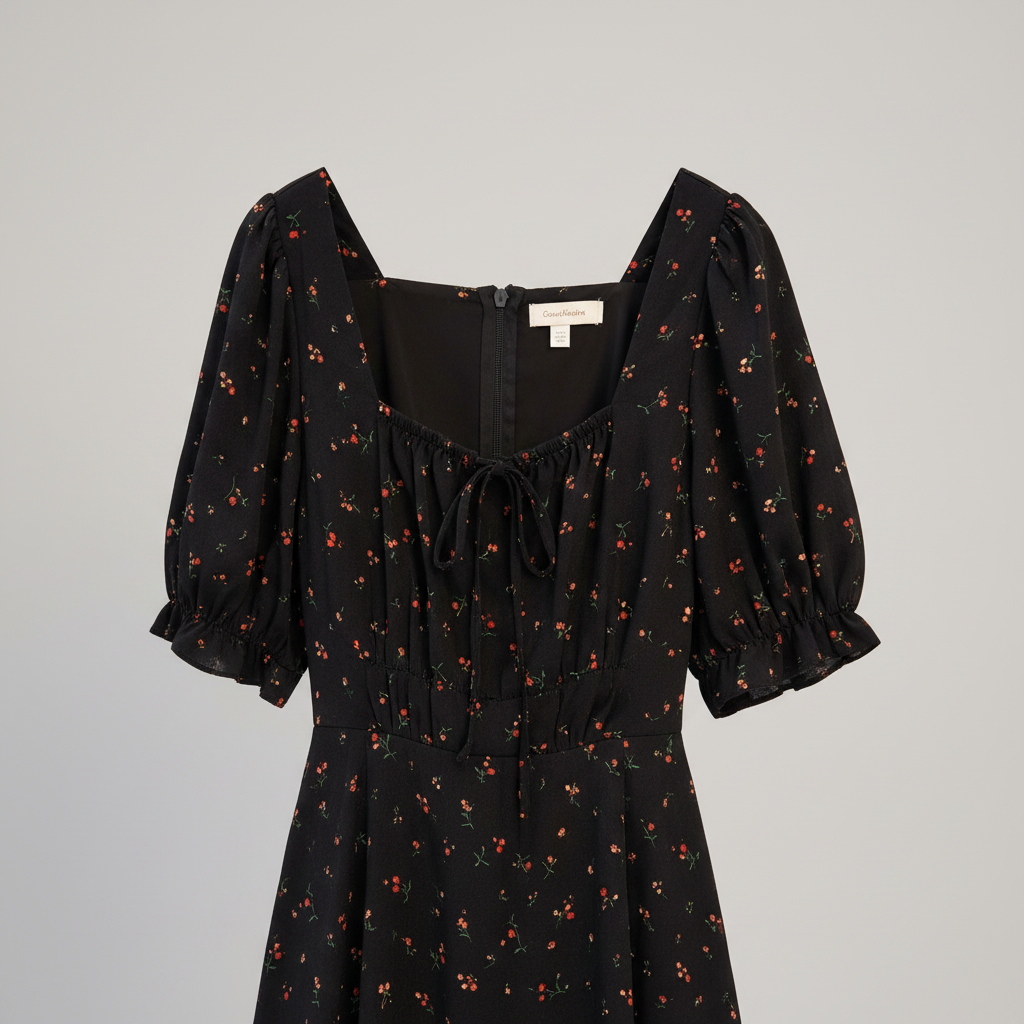 Floral Dress - Detail Shot